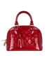 Louis Vuitton Vernise Alma BB, front view